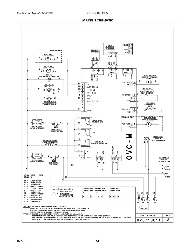 Diagram for GCFG3070BFA