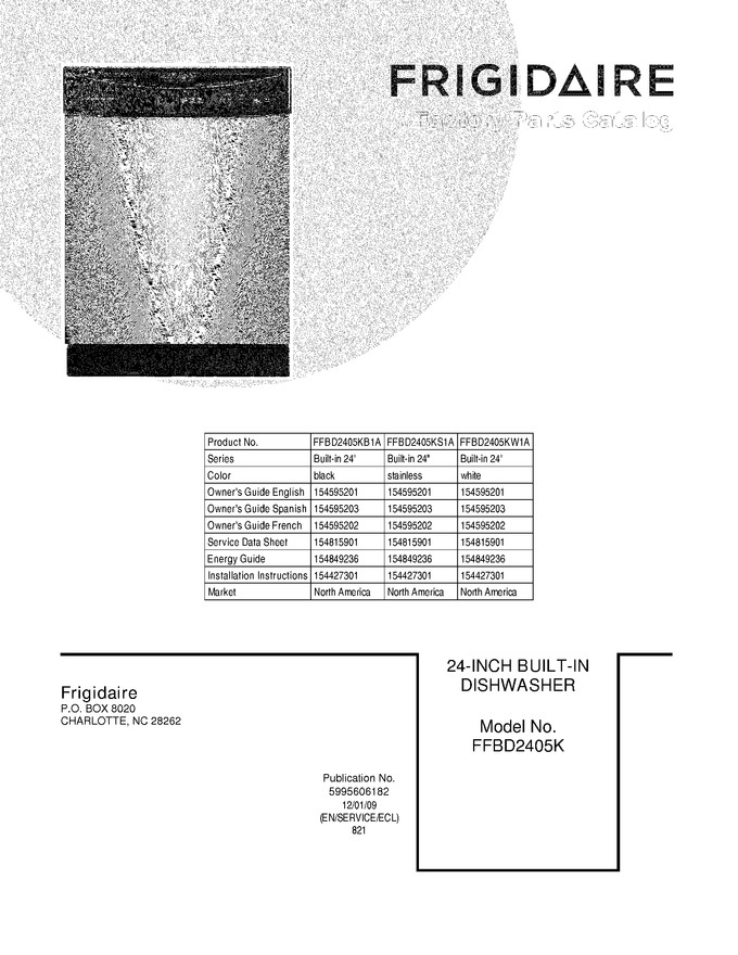 Diagram for FFBD2405KB1A