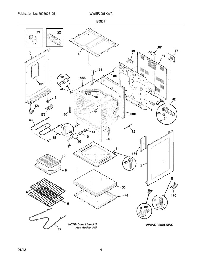 Diagram for WWEF3005XWA