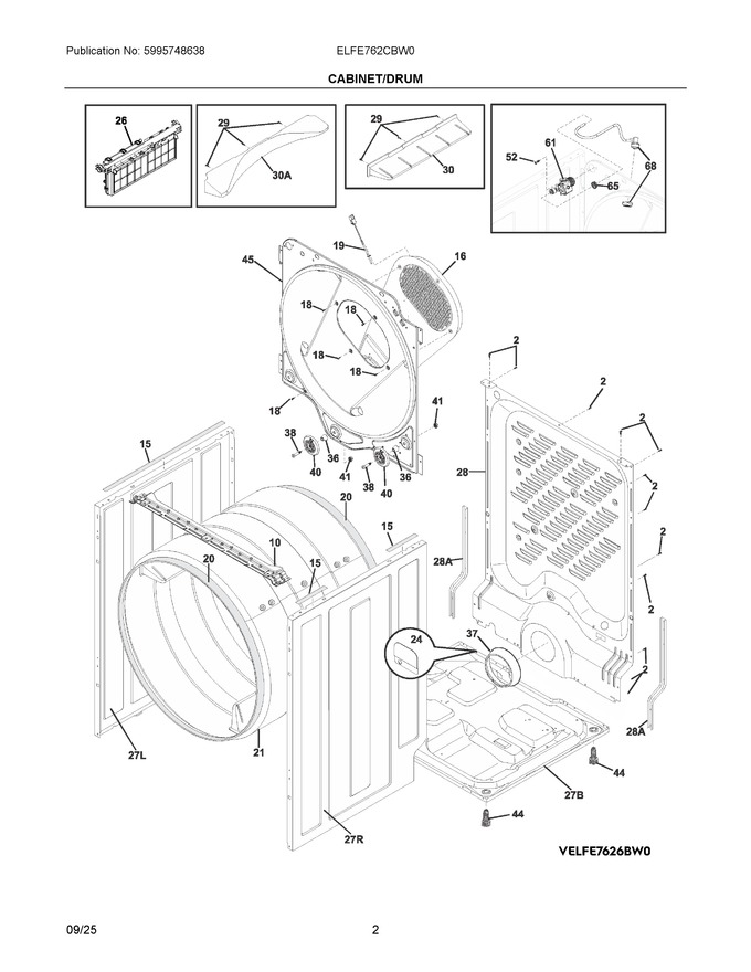 Diagram for ELFE762CBW0