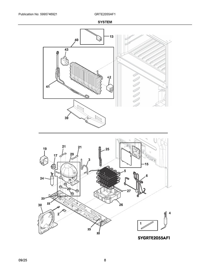Diagram for GRTE2055AF1