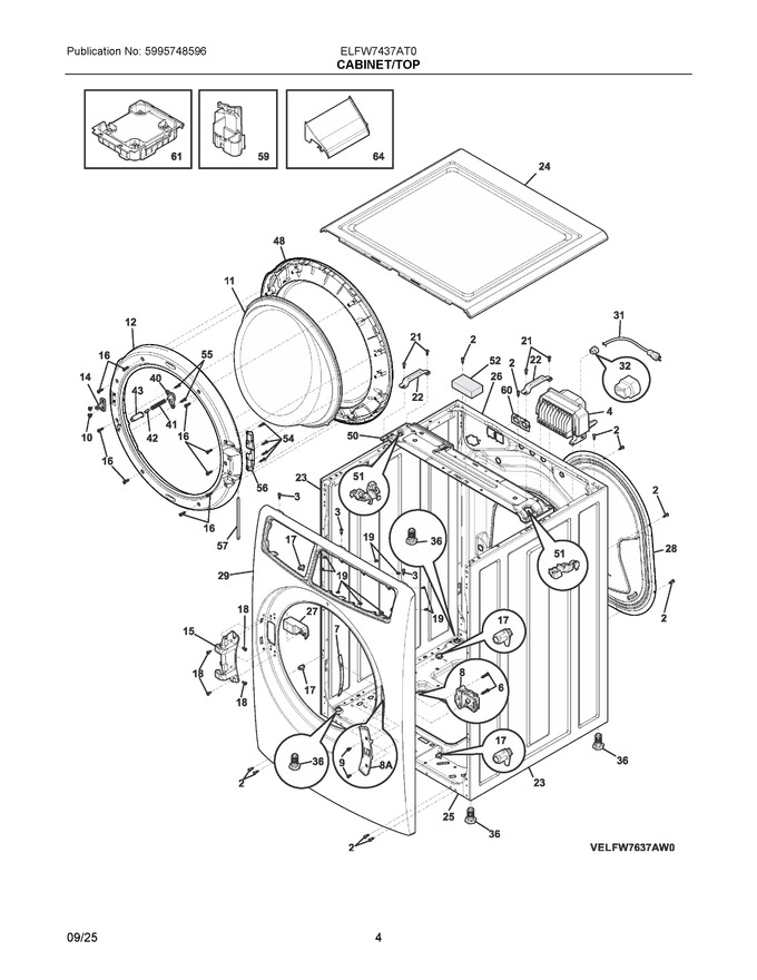 Diagram for ELFW7437AT0