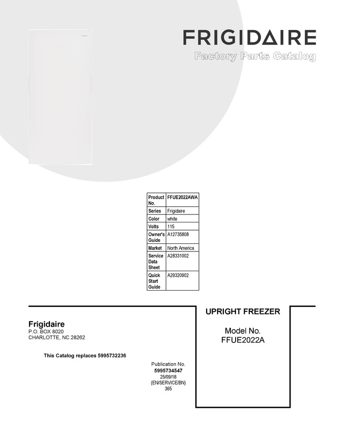 Diagram for FFUE2022AWA