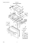 Diagram for 02 - Freezer Drawer, Baskets