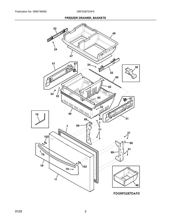 Diagram for GRFS287DAF0
