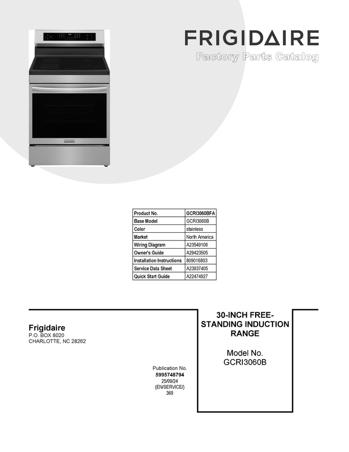 Diagram for GCRI3060BFA