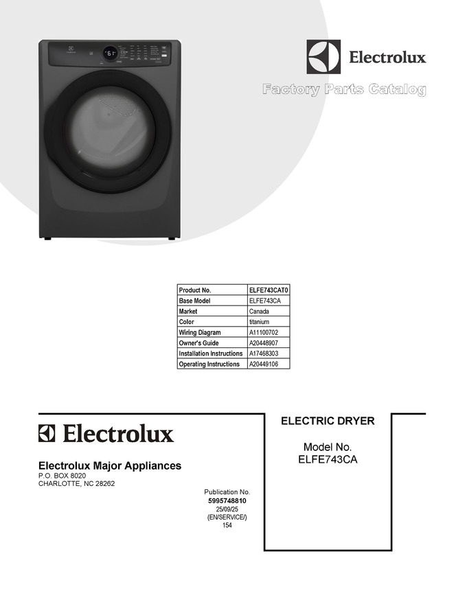 Diagram for ELFE743CAT0