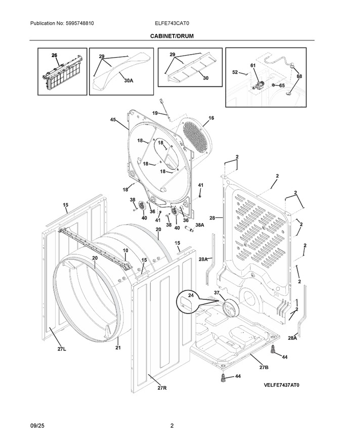 Diagram for ELFE743CAT0