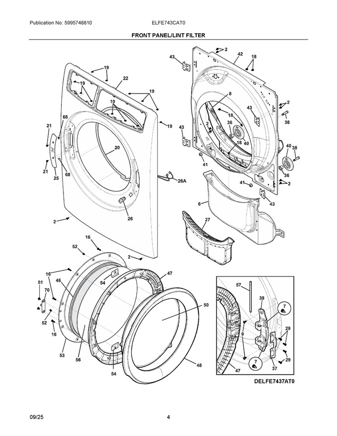 Diagram for ELFE743CAT0