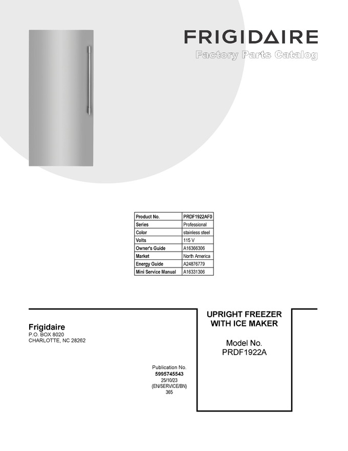 Diagram for PRDF1922AF0