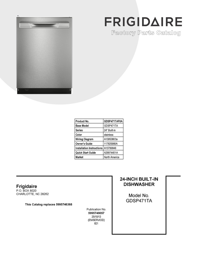 Diagram for GDSP471TAF0A