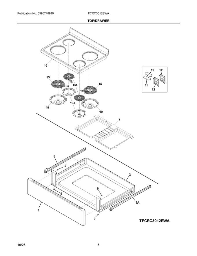 Diagram for FCRC3012BWA