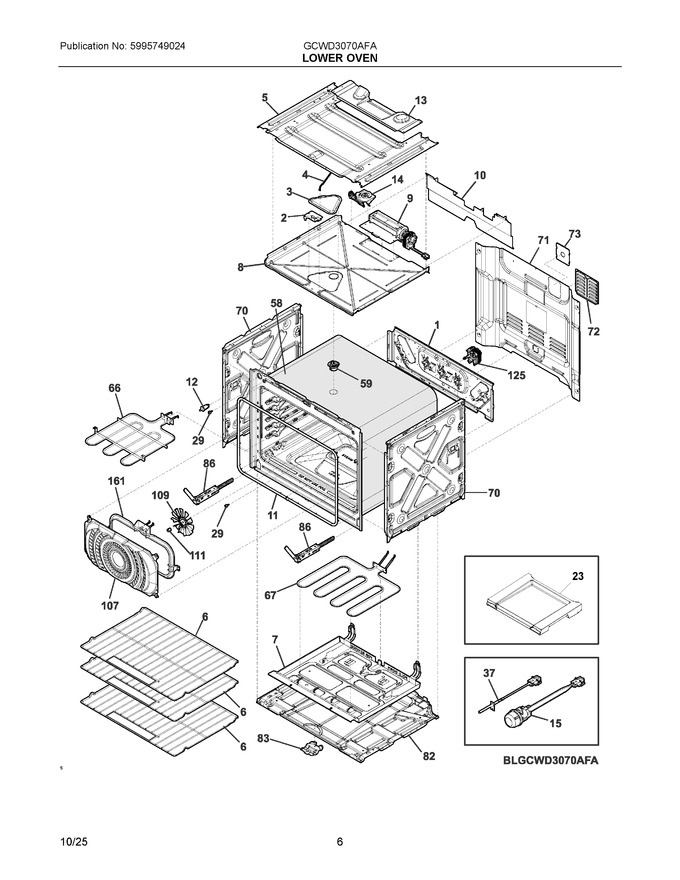 Diagram for GCWD3070AFA