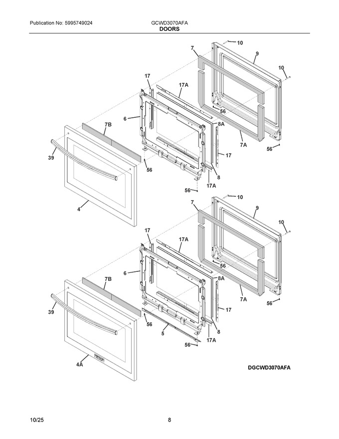 Diagram for GCWD3070AFA