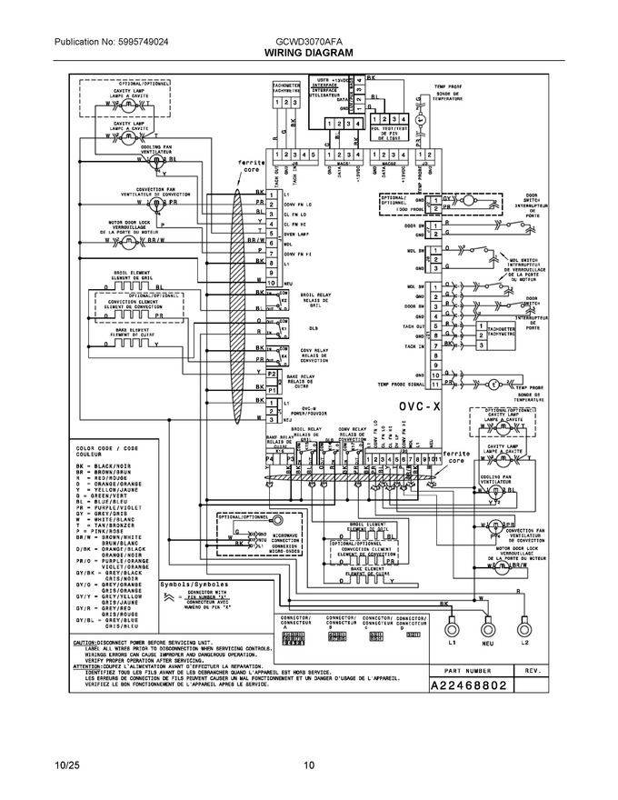 Diagram for GCWD3070AFA