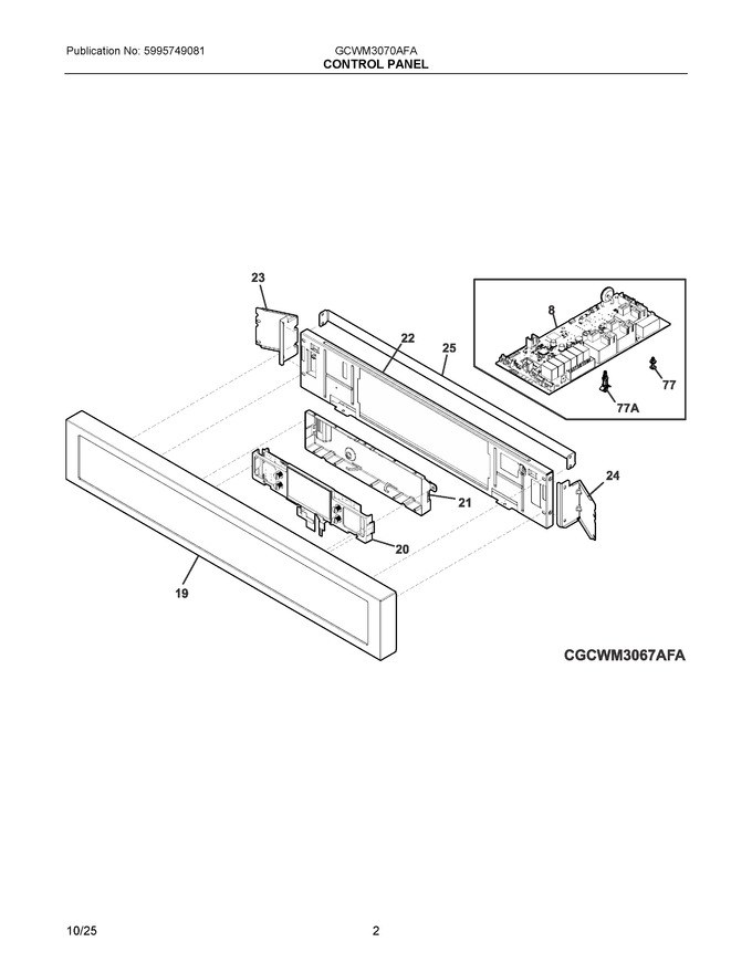 Diagram for GCWM3070AFA