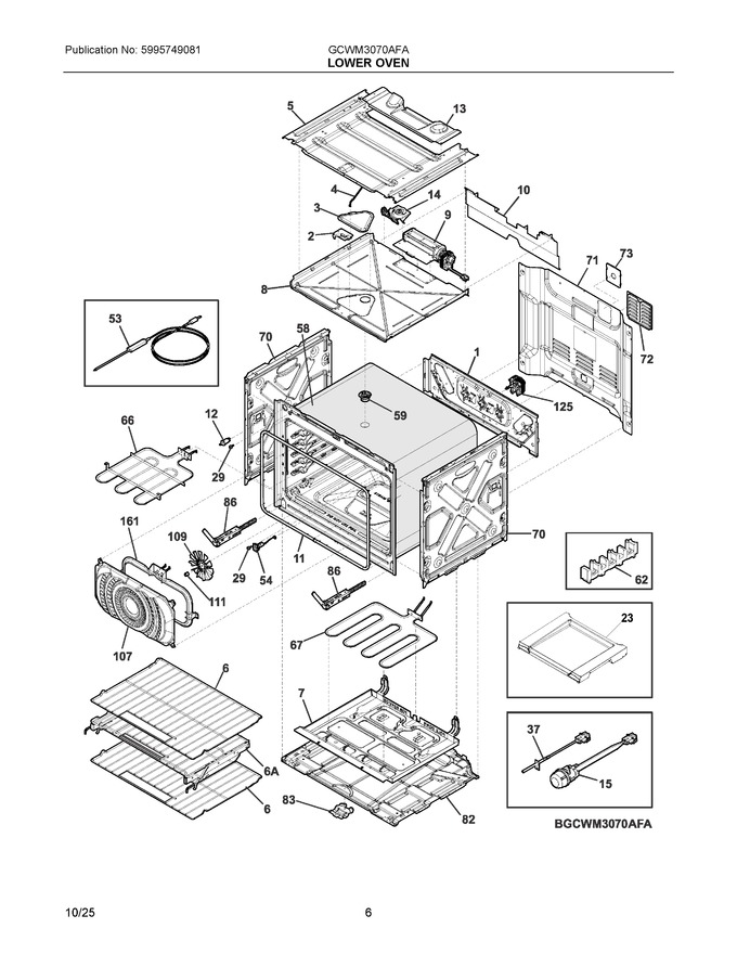 Diagram for GCWM3070AFA