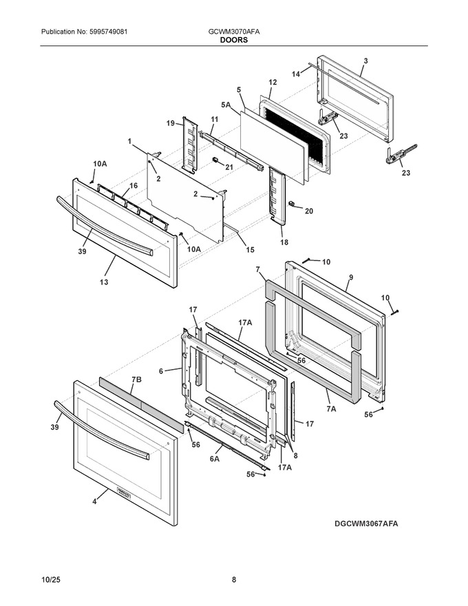 Diagram for GCWM3070AFA