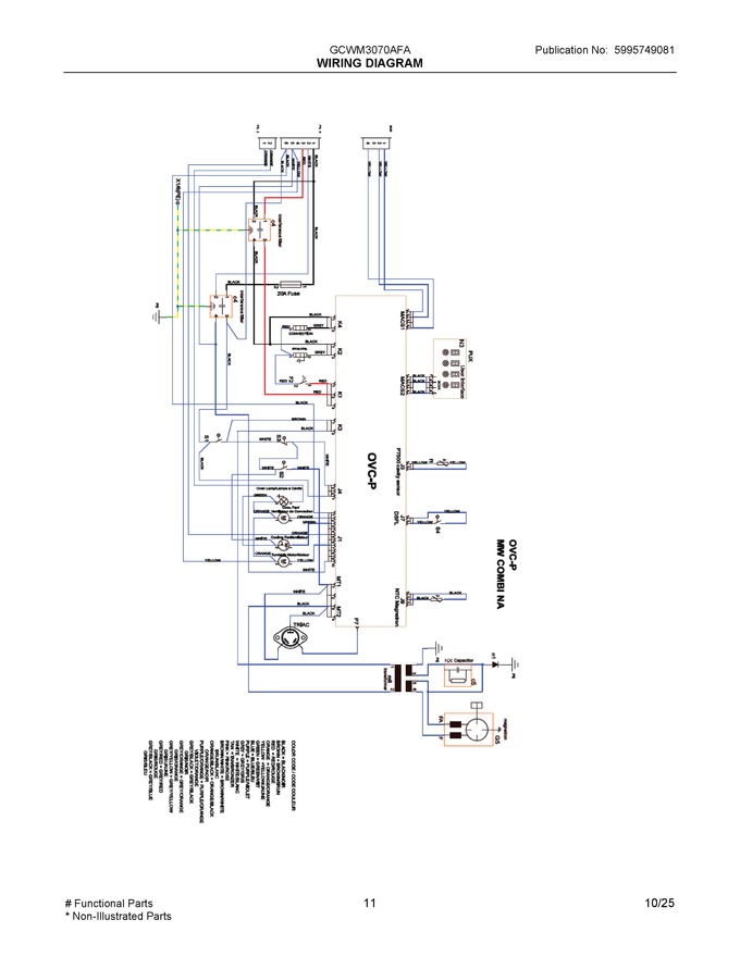 Diagram for GCWM3070AFA