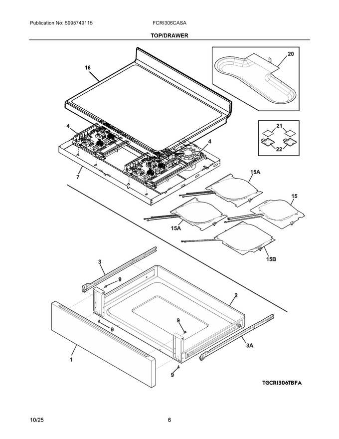 Diagram for FCRI306CASA
