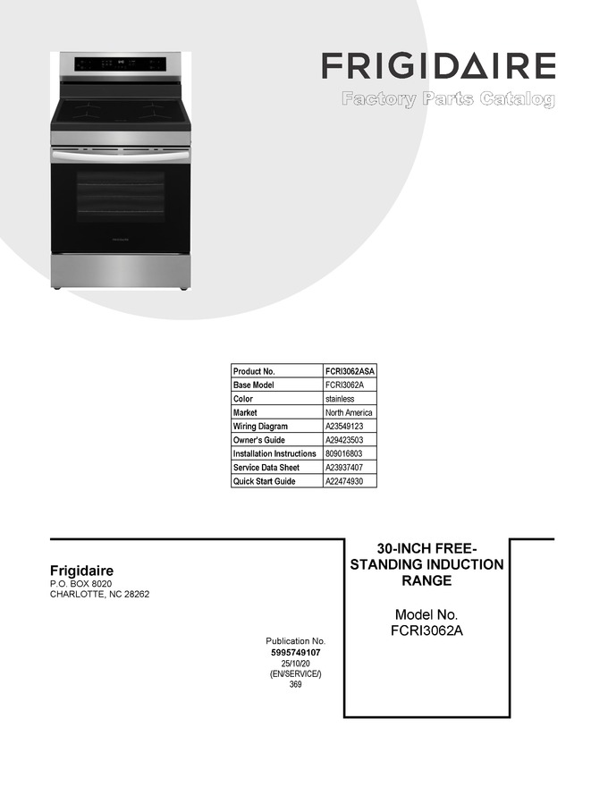 Diagram for FCRI3062ASA