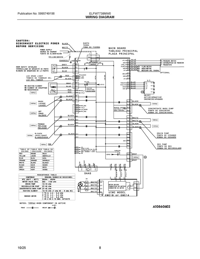 Diagram for ELFW7738MW0