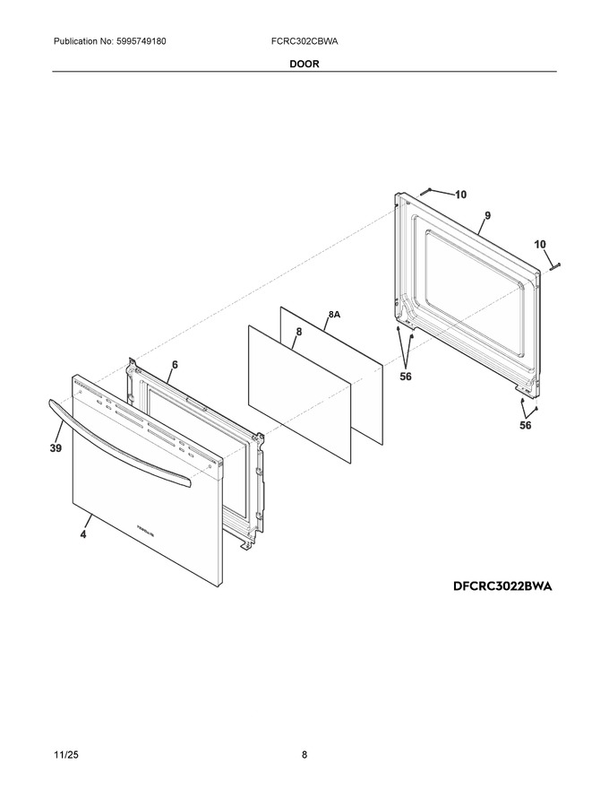 Diagram for FCRC302CBWA