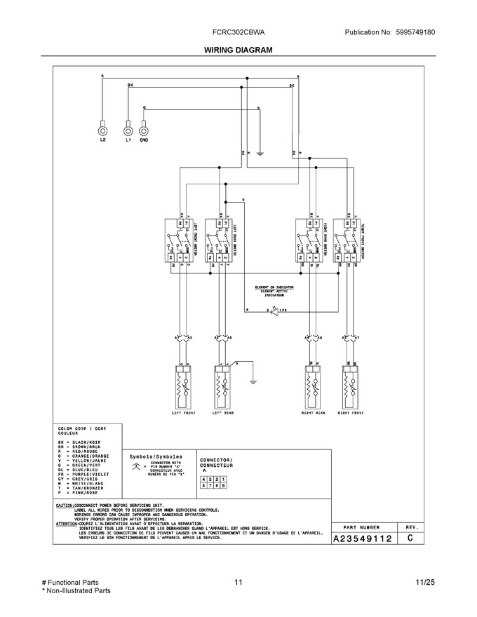 Diagram for FCRC302CBWA