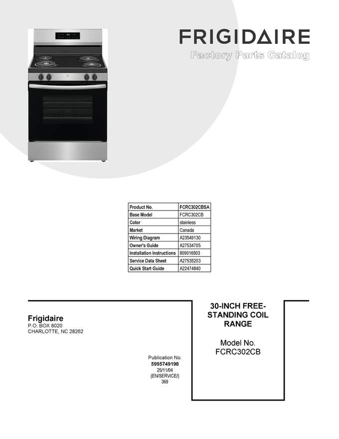 Diagram for FCRC302CBSA