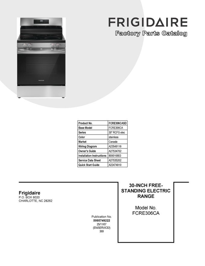 Diagram for FCRE306CASD