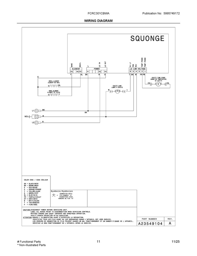 Diagram for FCRC301CBWA