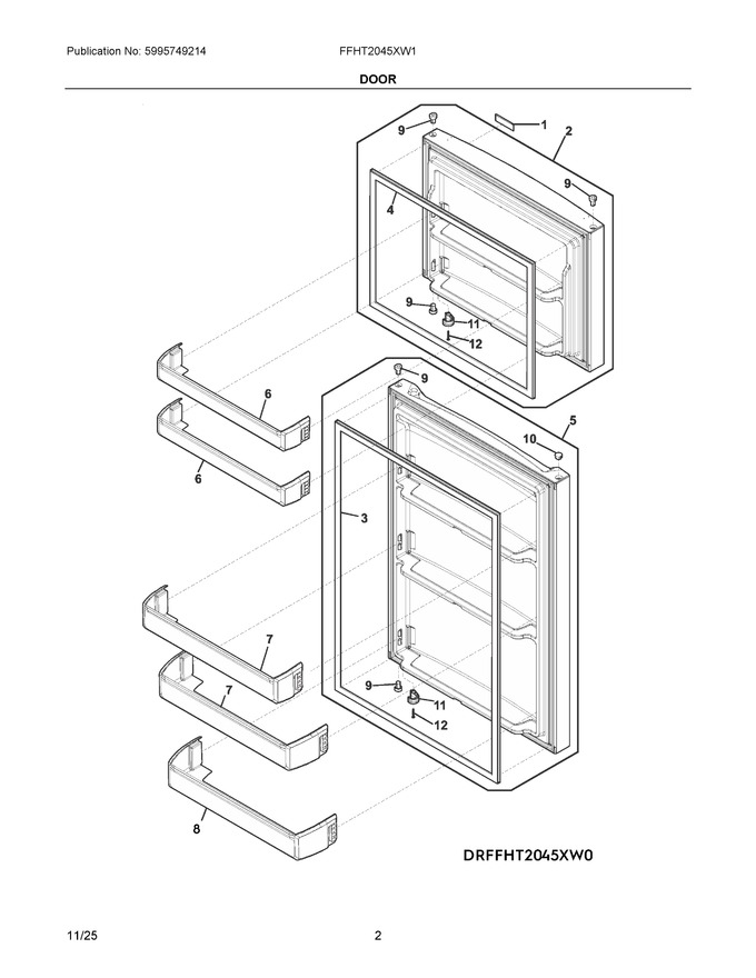 Diagram for FFHT2045XW1