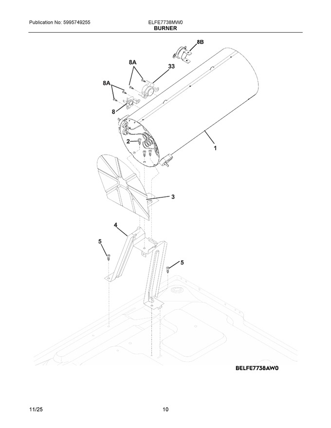 Diagram for ELFE7738MW0