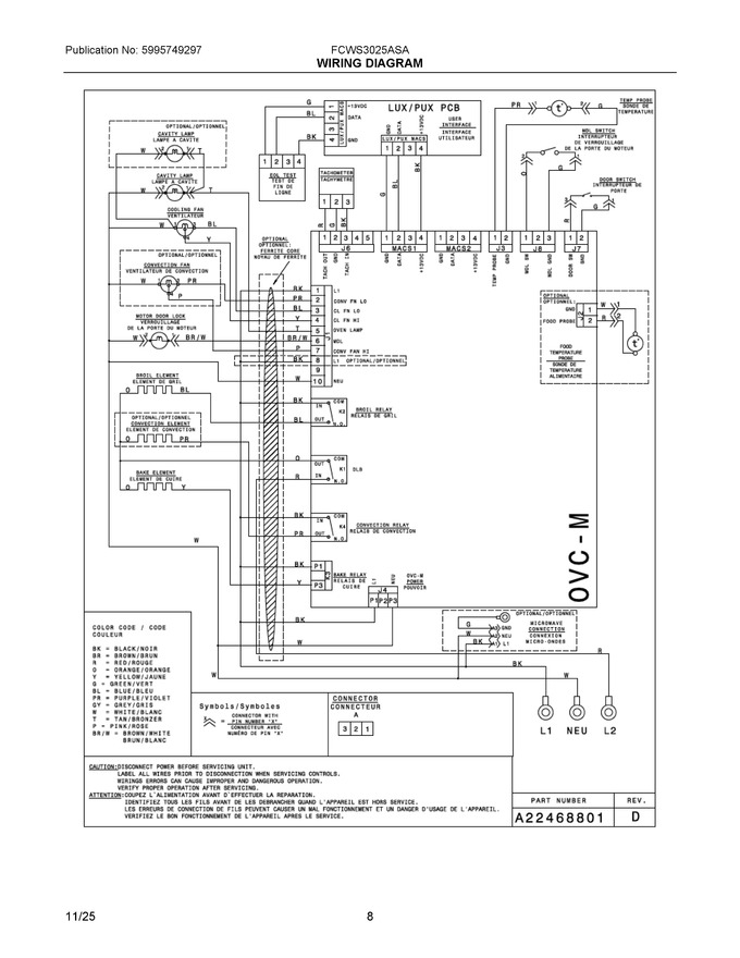 Diagram for FCWS3025ASA