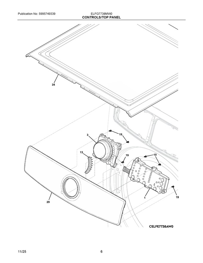 Diagram for ELFG7738MW0