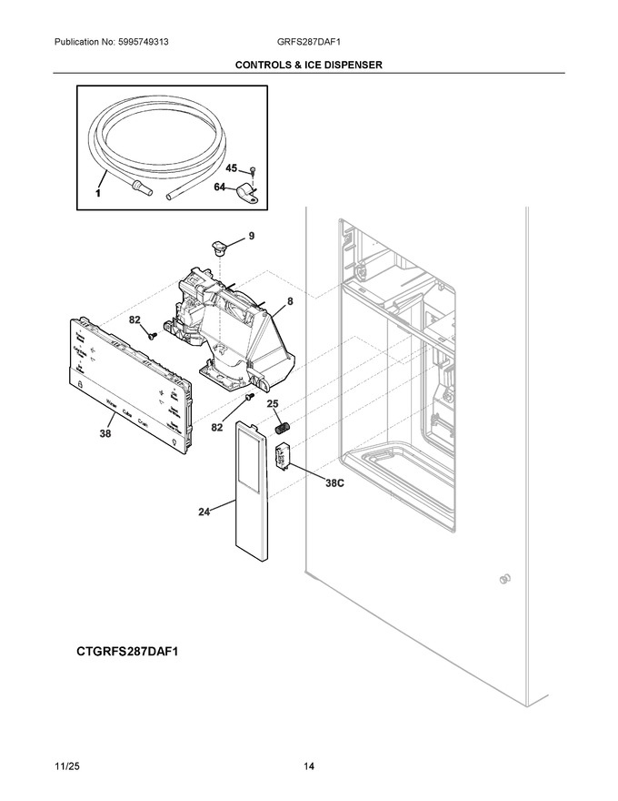 Diagram for GRFS287DAF1