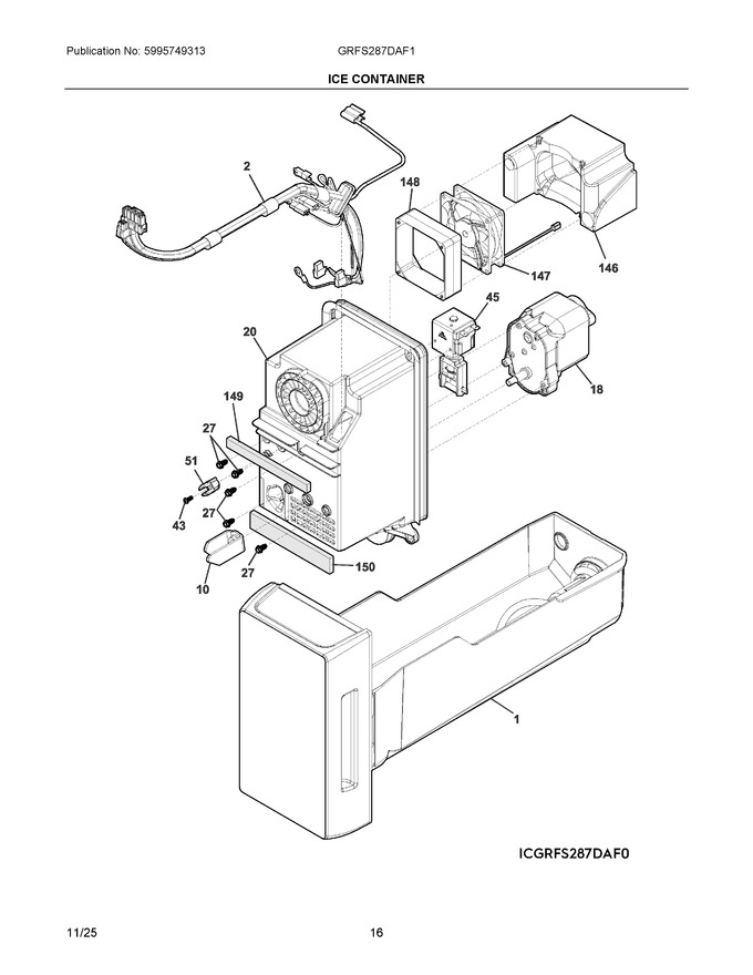 Diagram for GRFS287DAF1