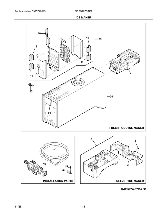 Diagram for GRFS287DAF1