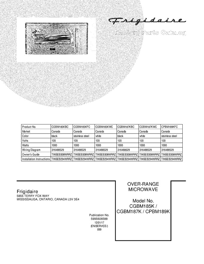 Diagram for CGBM185KFC