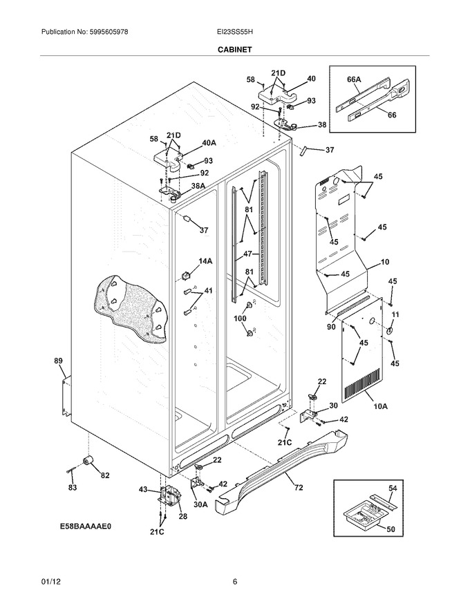Diagram for EI23SS55HW0