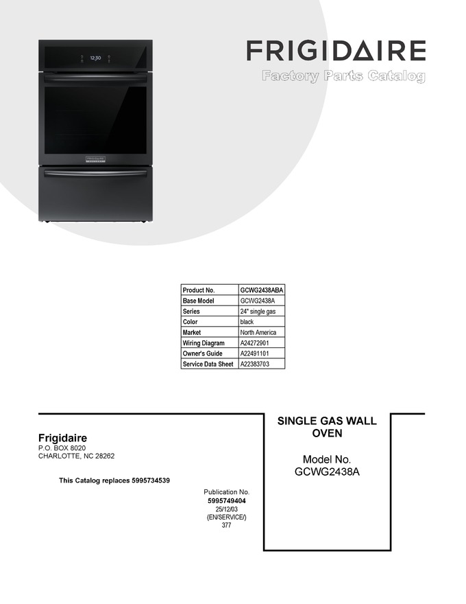 Diagram for GCWG2438ABA