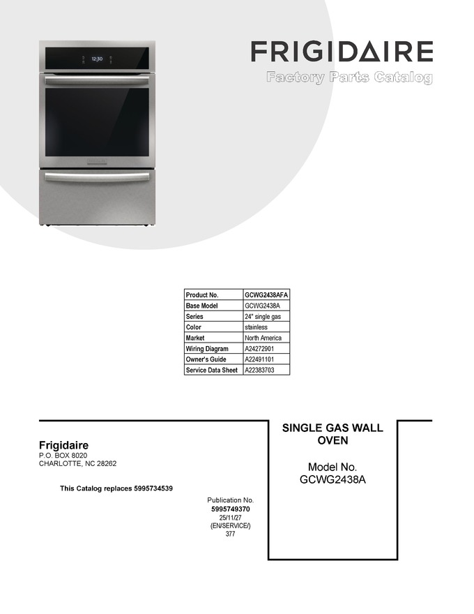 Diagram for GCWG2438AFA