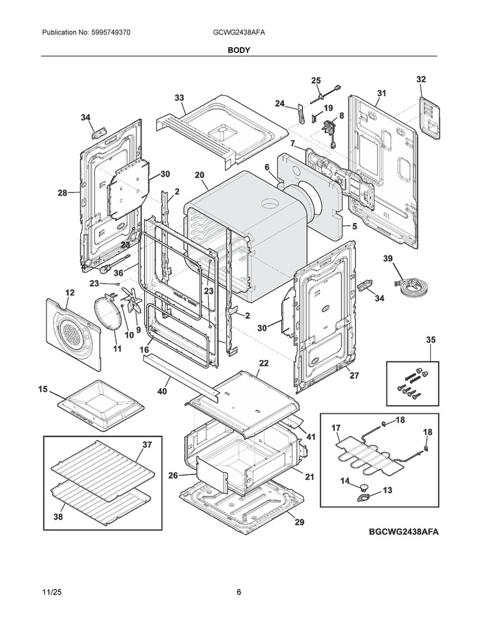Diagram for GCWG2438AFA