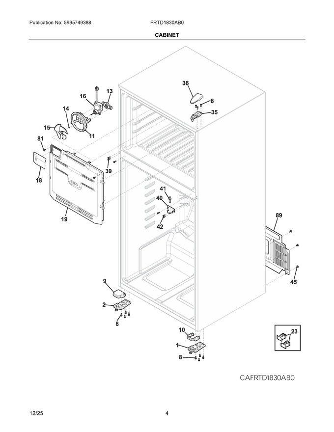 Diagram for FRTD1830AB0