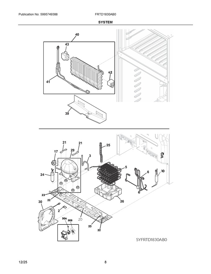 Diagram for FRTD1830AB0