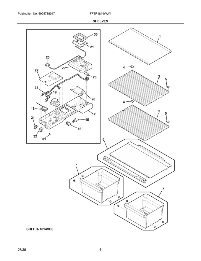 Diagram for FFTR1814WW4