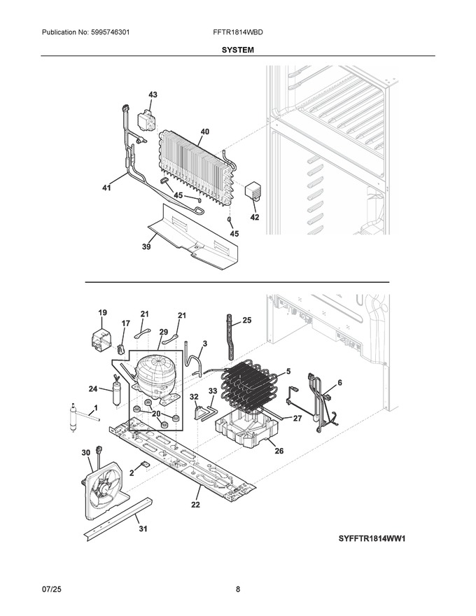Diagram for FFTR1814WBD