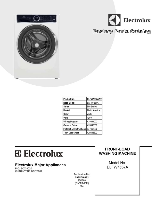 Diagram for ELFW7537AW2