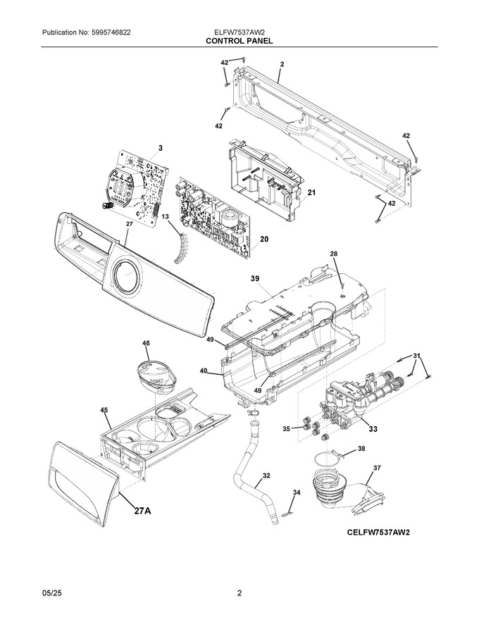 Diagram for ELFW7537AW2