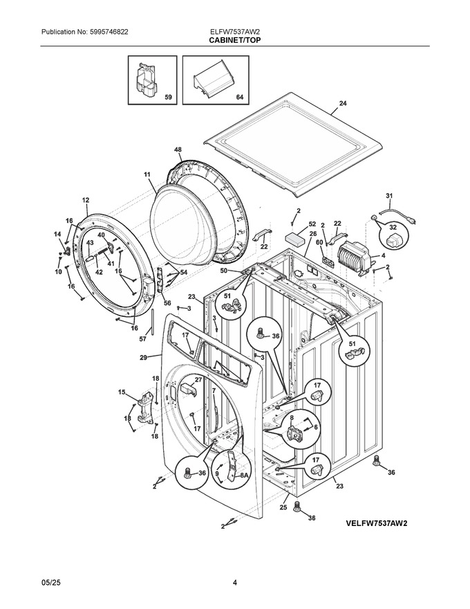 Diagram for ELFW7537AW2